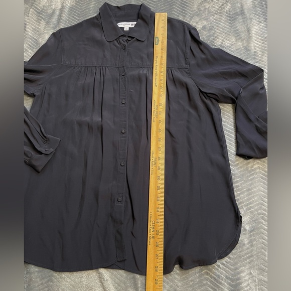 Ines de la Fressange x Uniqlo Dark Navy Blue Blouse Large - Picture 5 of 6